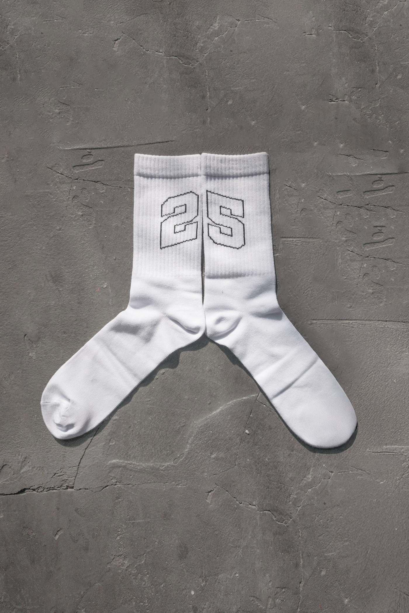 2005xReporter Białe skarpety