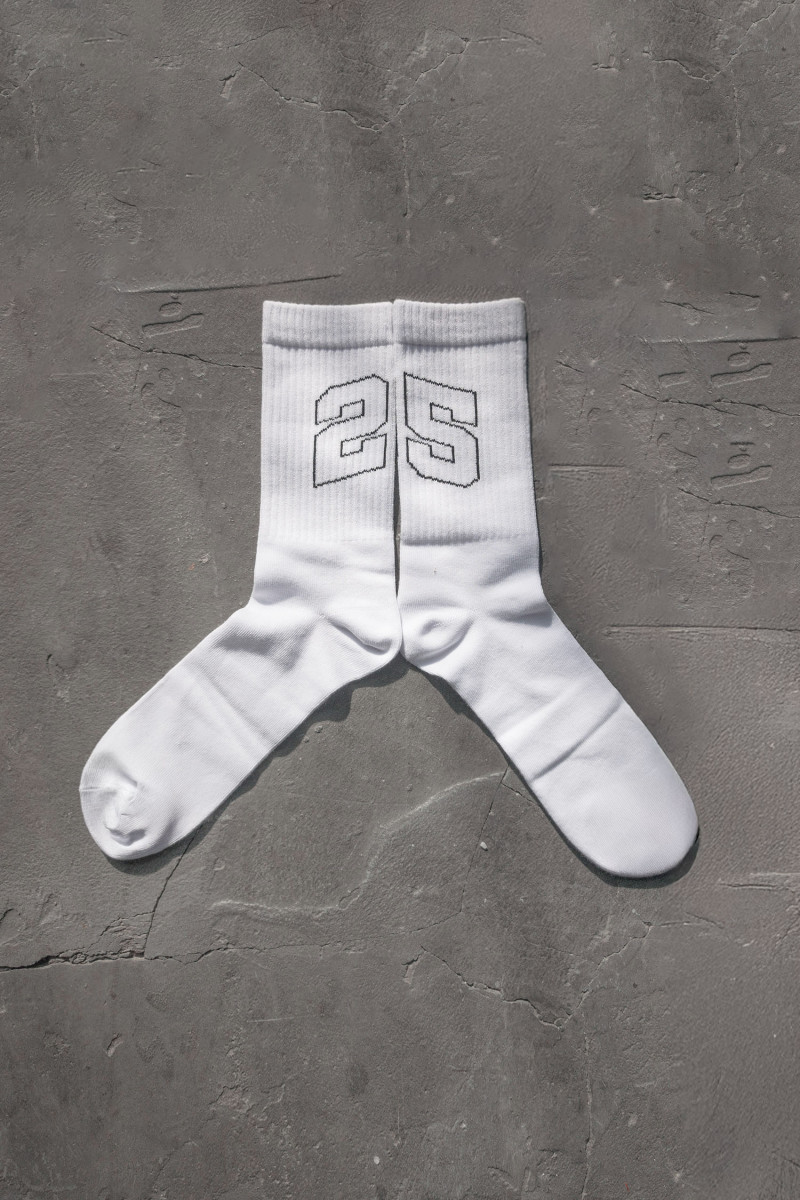 2005xReporter Białe skarpety