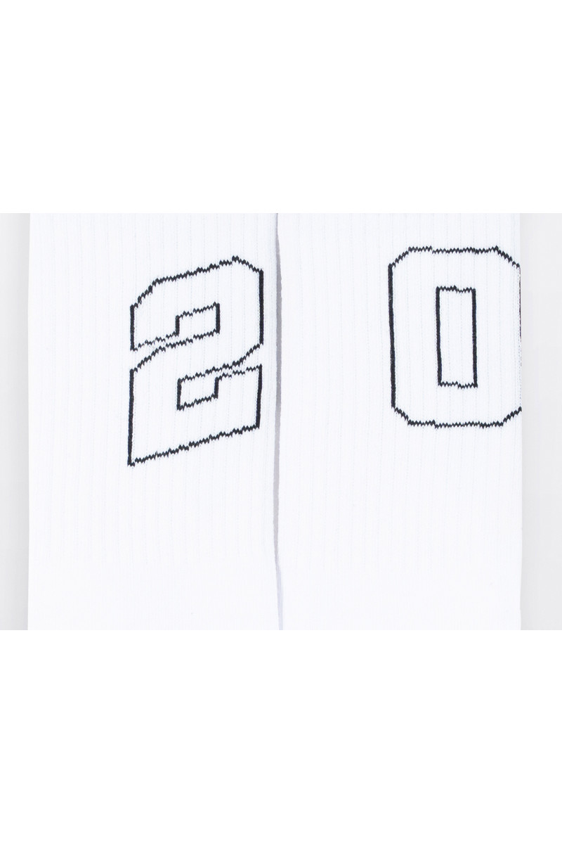 2005xReporter Białe skarpety, kremowy