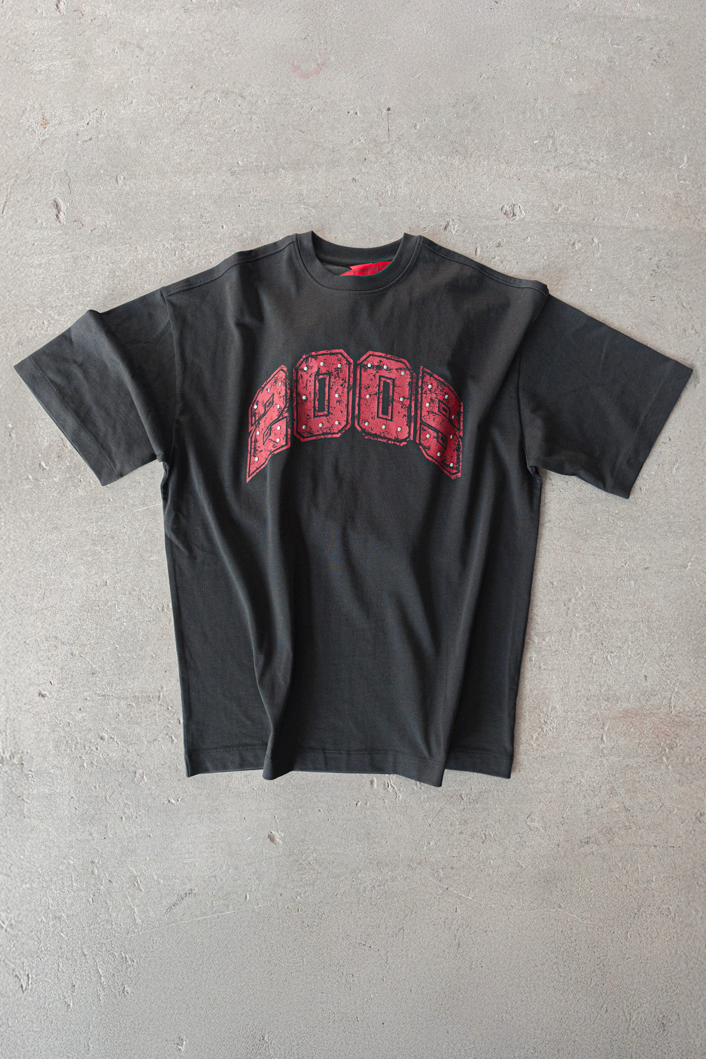 2005xReporter Czarny t-shirt OVERSIZE