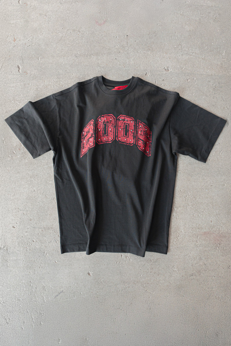 2005xReporter Czarny t-shirt OVERSIZE