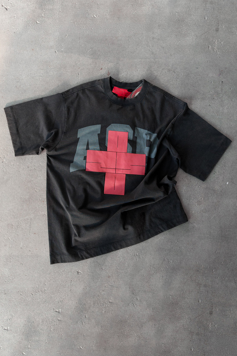 2005xReporter Czarny t-shirt OVERSIZE