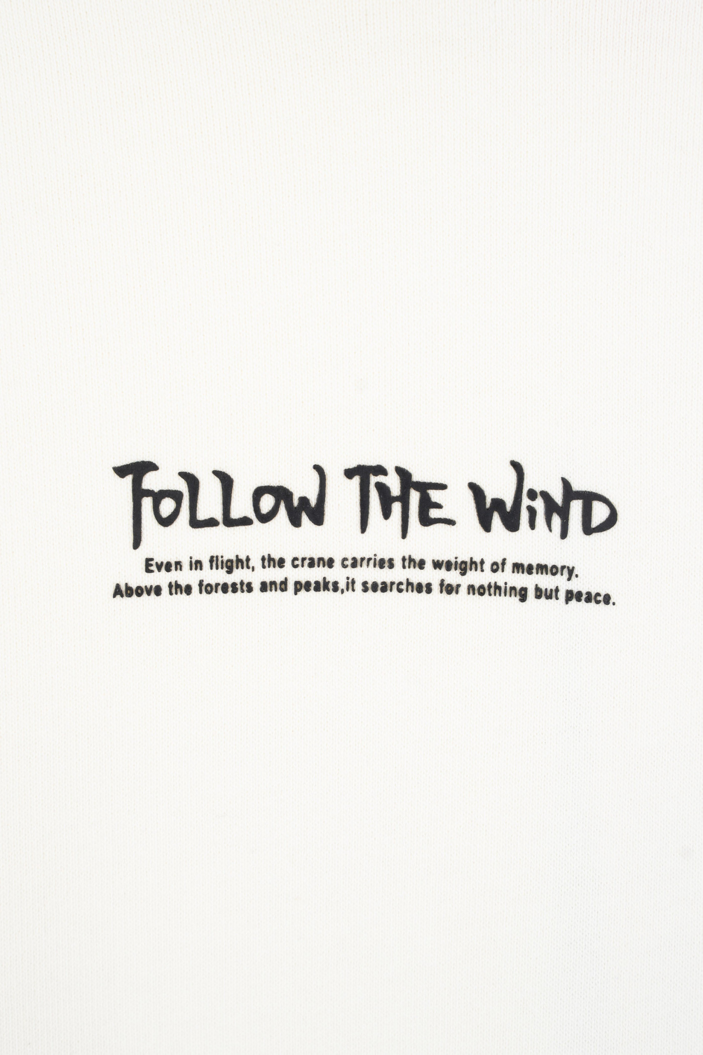 Kremowa bluza BOXY z autorską grafiką z tyłu