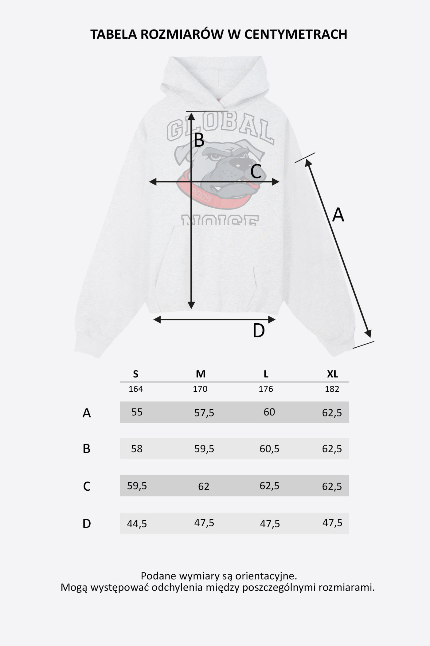 2005xReporter Szara bluza OVERSIZE z kapturem