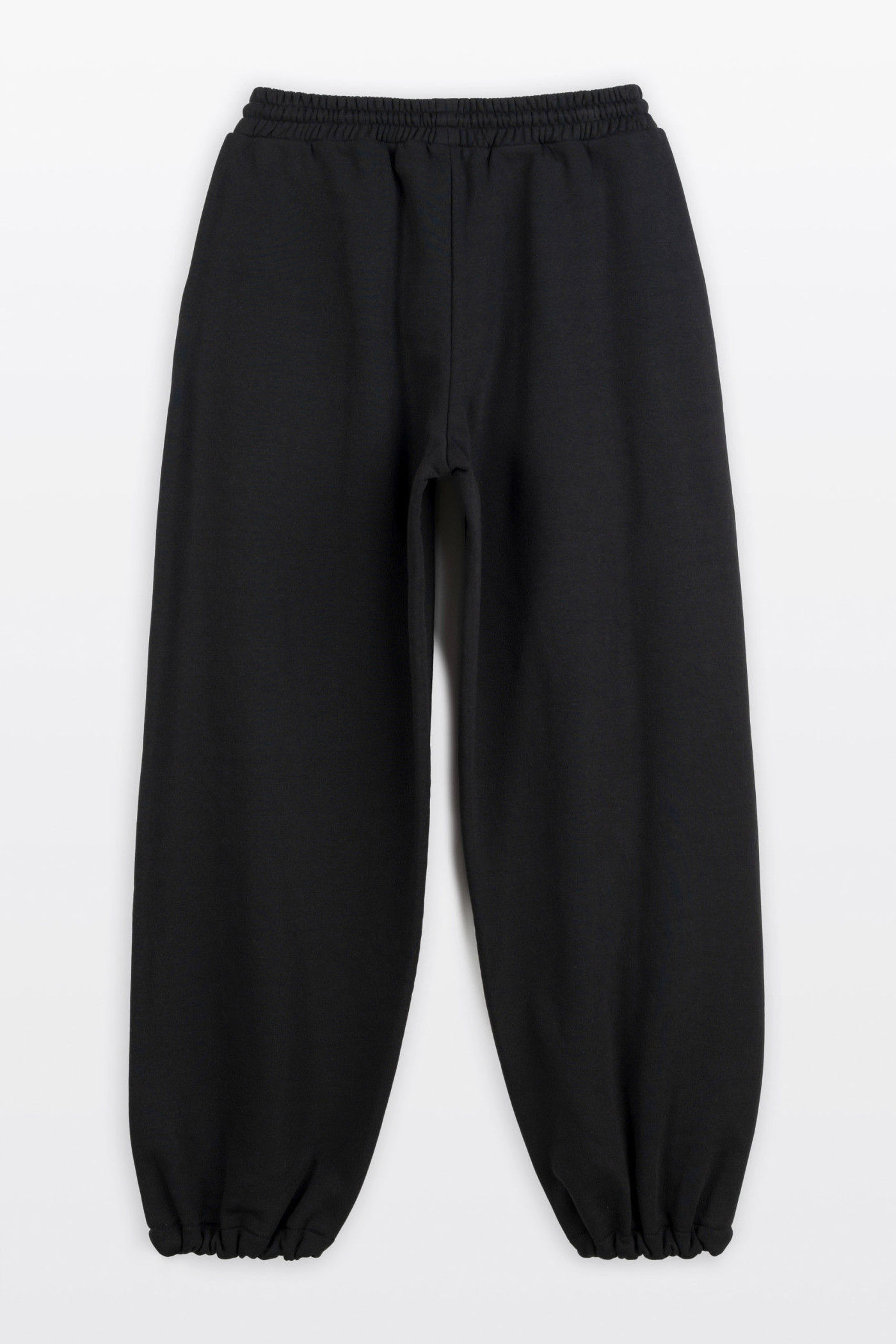 Czarne spodnie dresowe OVERSIZE z regulacją szerokości dołu