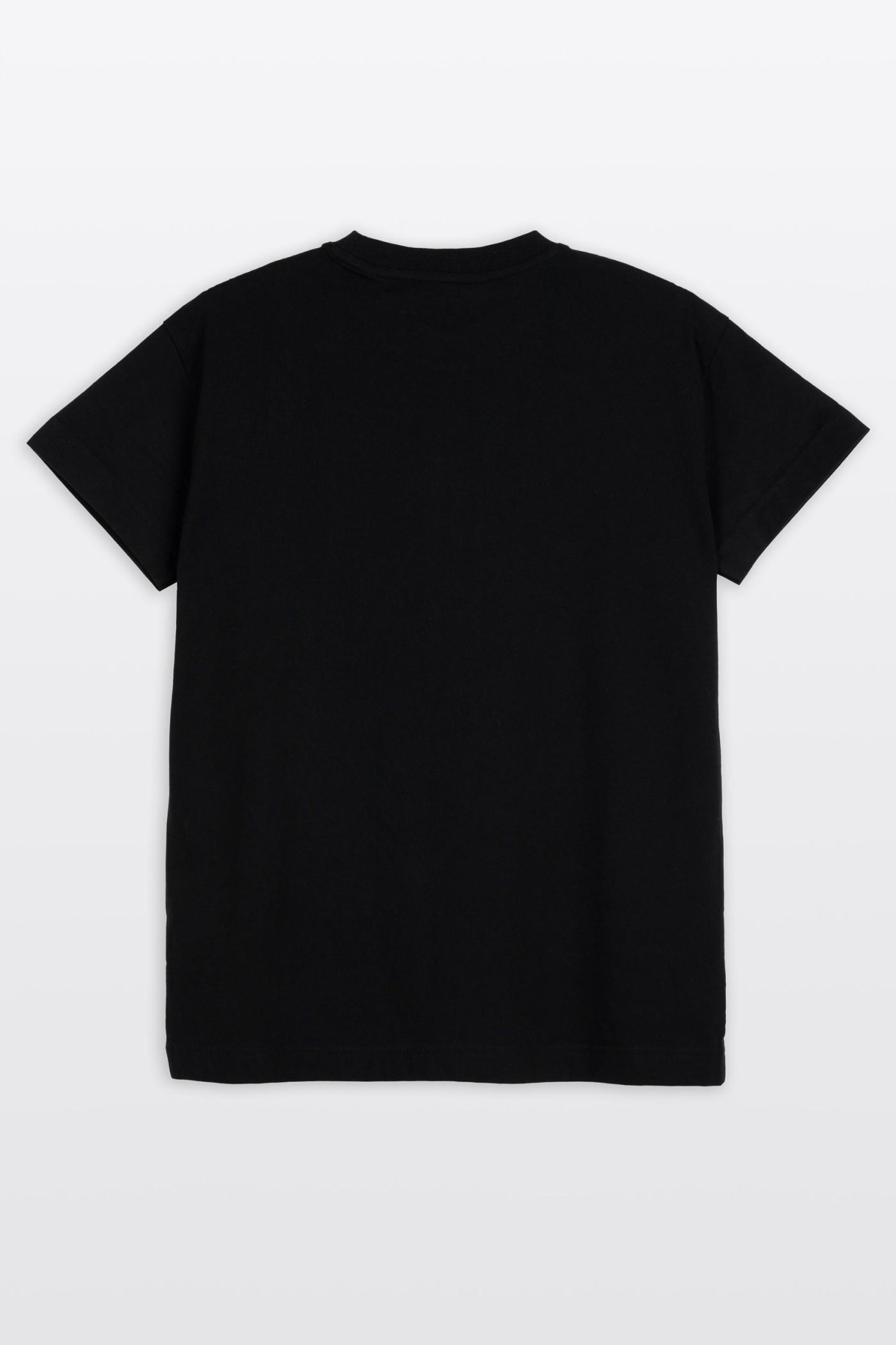 Czarna bluzka COMFORT z ozdobnymi kryształkami w kolorze bluzki