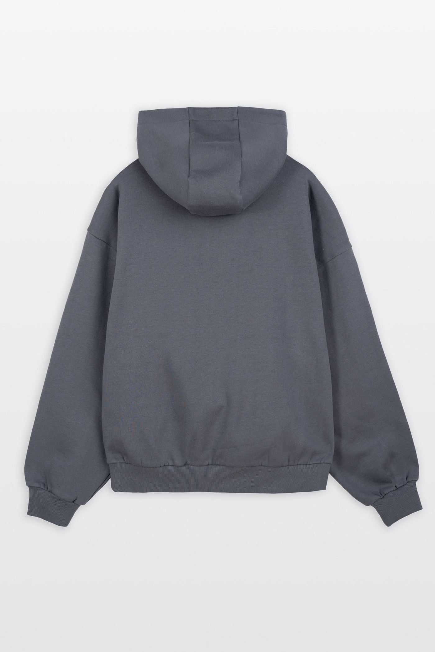 Szara bluza BOXY z modnymi cięciami