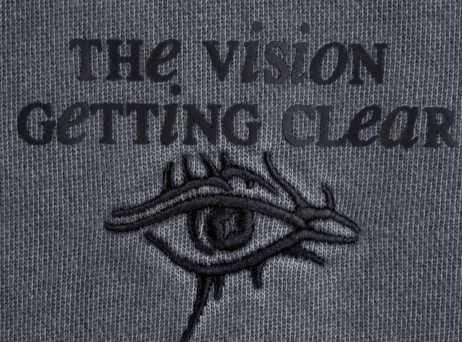 Szara bluza BOXY z surowymi wykończeniami