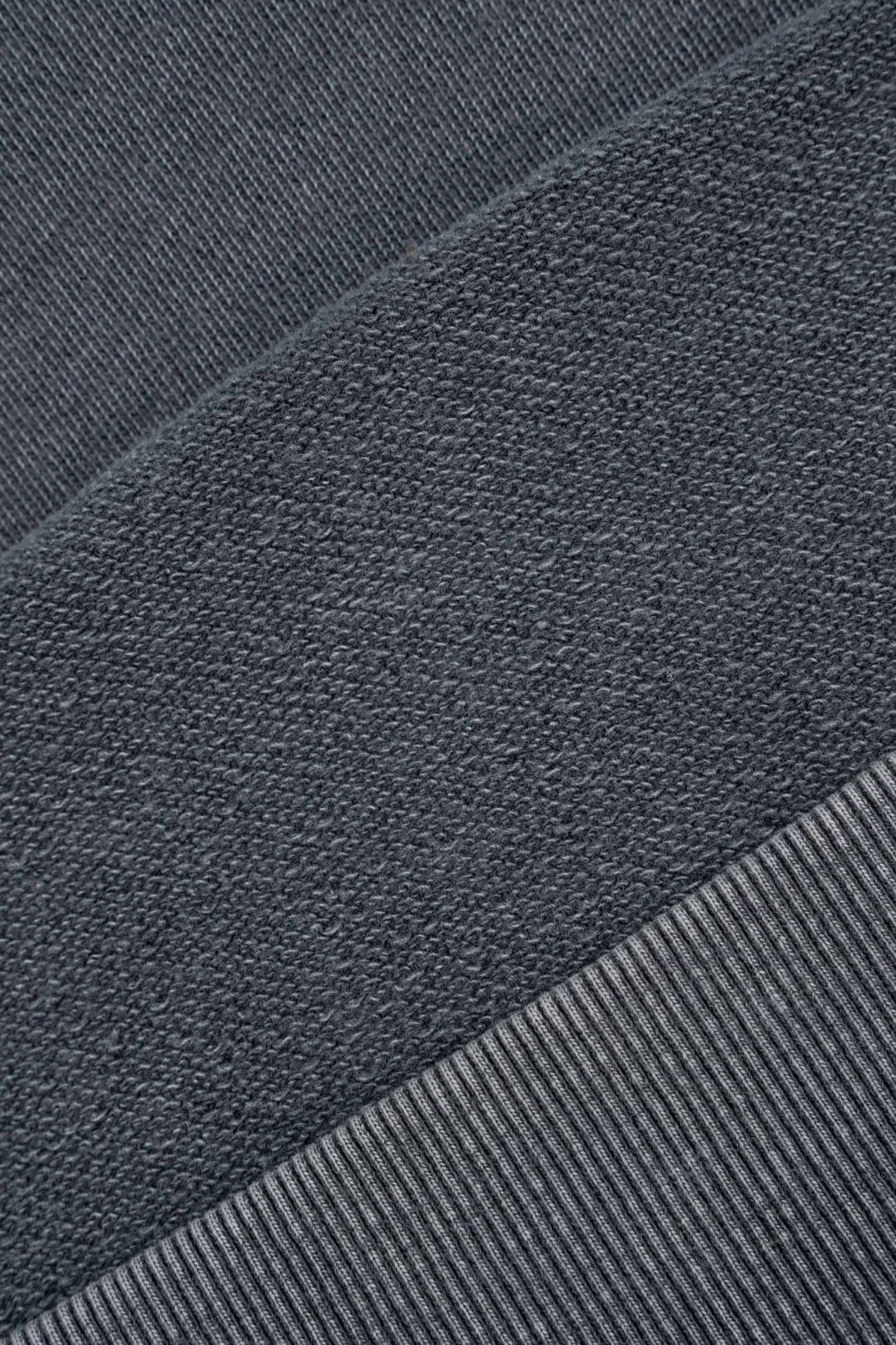 Szara bluza BOXY z surowymi wykończeniami