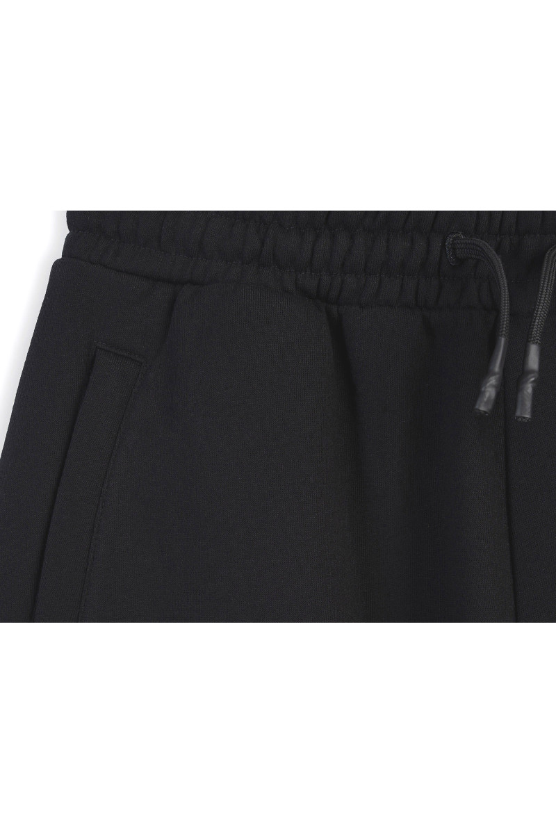 Czarne spodnie dresowe OVERSIZE bez nadruków, czarny