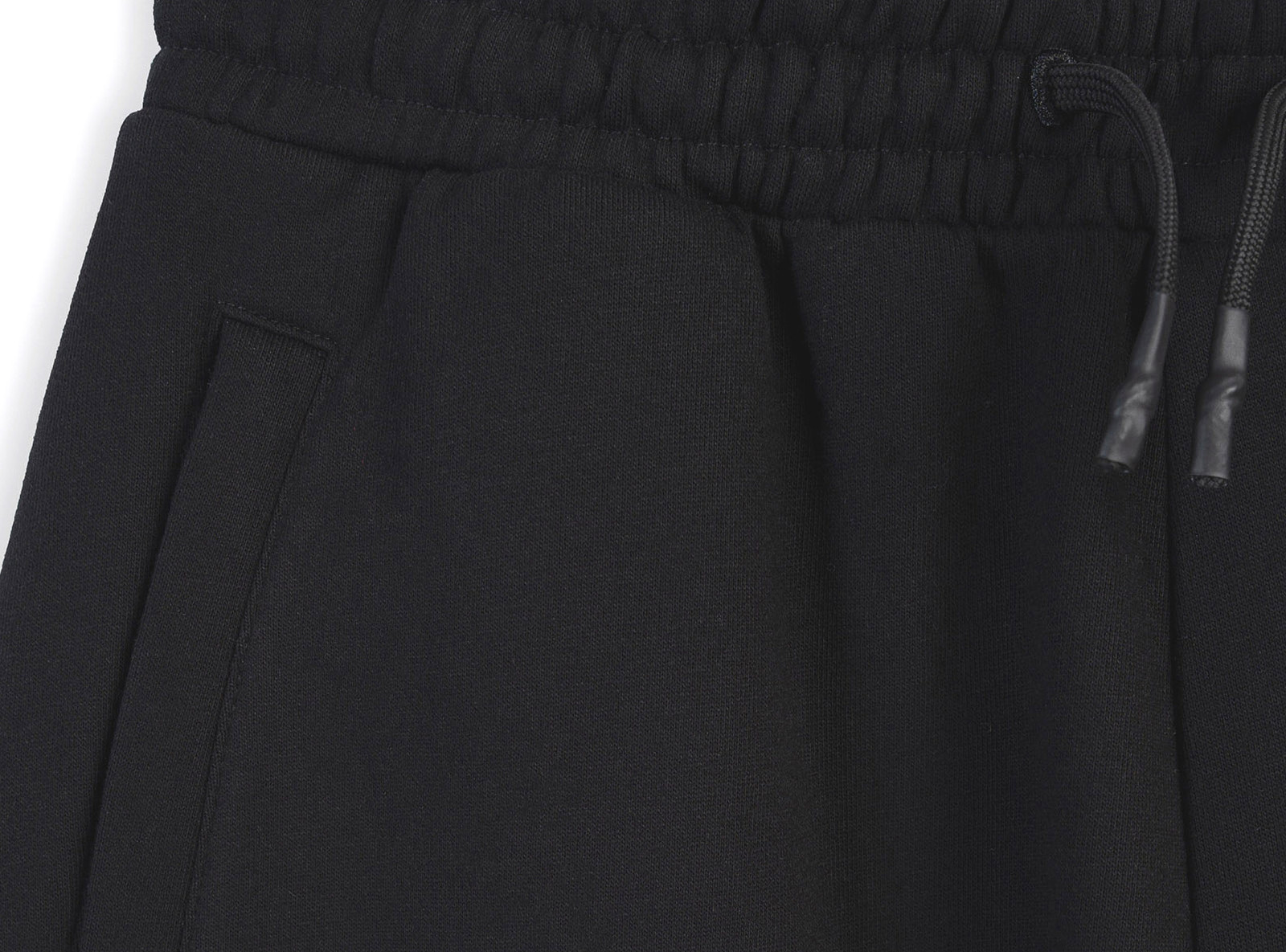 Czarne spodnie dresowe OVERSIZE bez nadruków