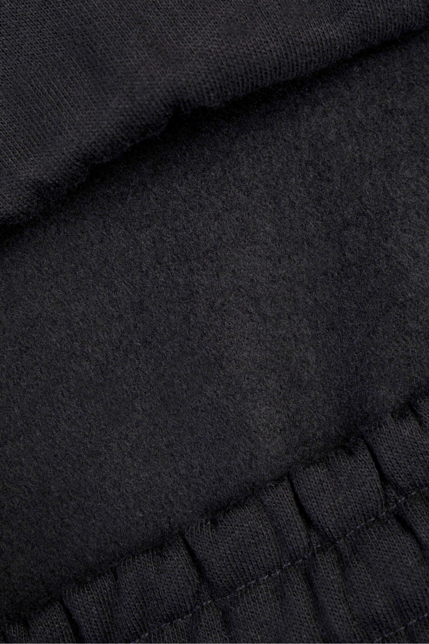 Czarne spodnie dresowe OVERSIZE bez nadruków