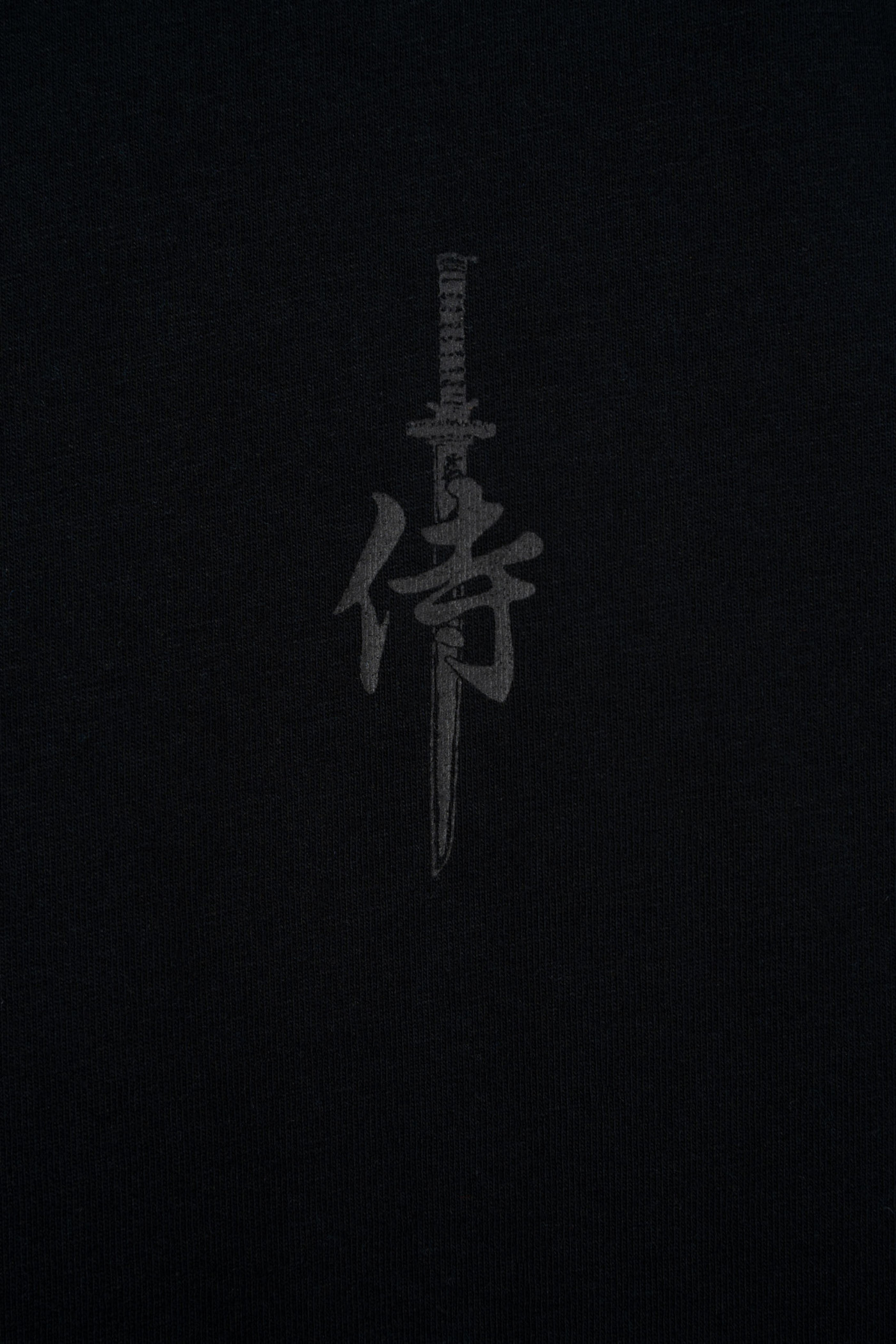 Czarny t-shirt OVERSIZE z autorską grafiką z tyłu