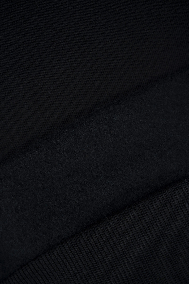 Czarna bluza REGULAR z kapturem z autorska grafiką z tyłu