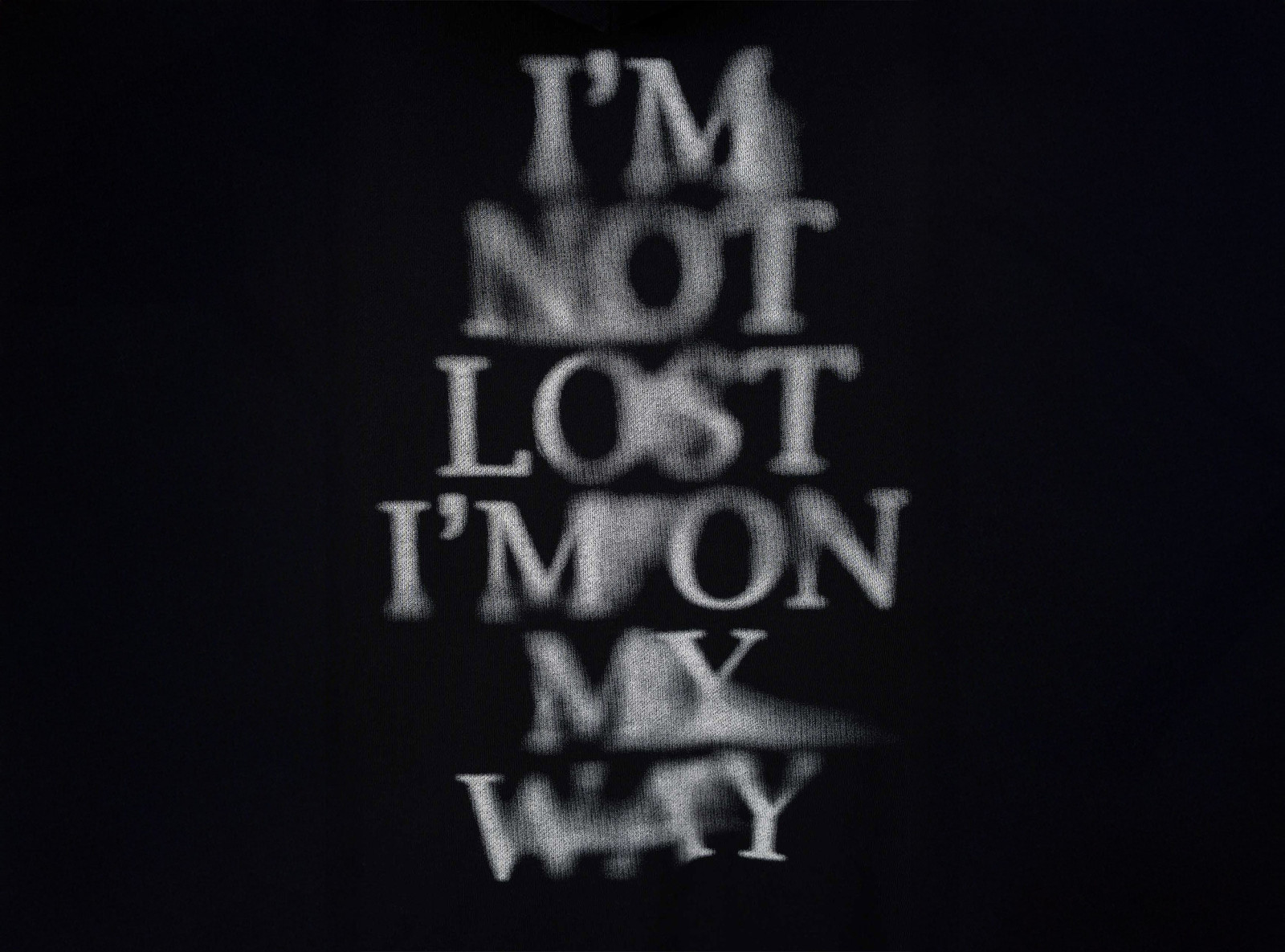 Czarna bluza REGULAR z kapturem z autorska grafiką z tyłu