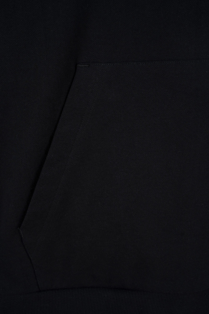 Czarna bluza REGULAR z kapturem z autorska grafiką z tyłu