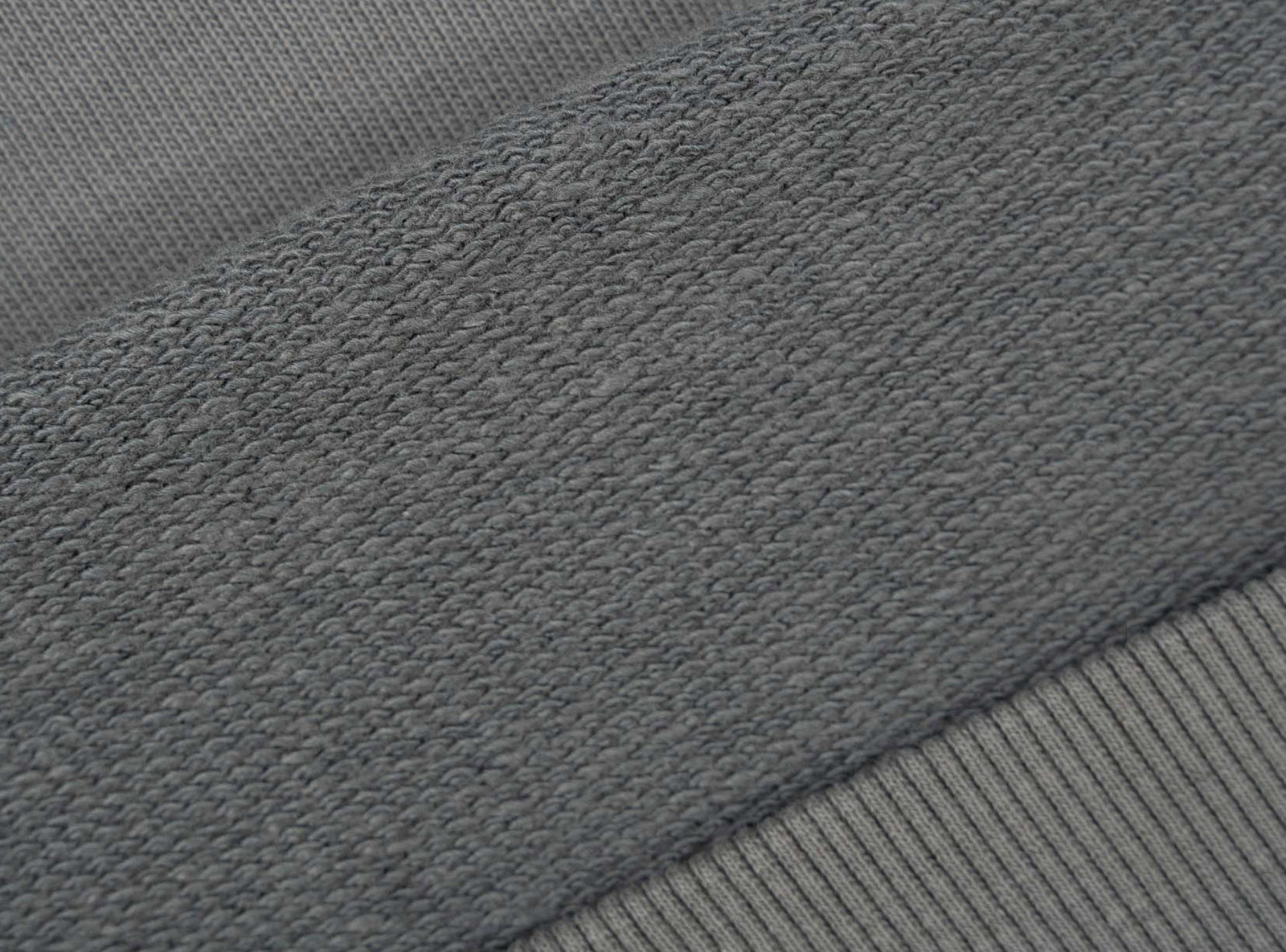 Szara bluza BOXY z kapturem z minimalistycznymi nadrukami