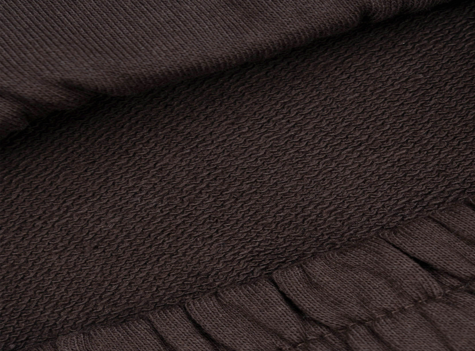 Brązowe spodnie dresowe STRAIGHT z modnymi przeszyciami