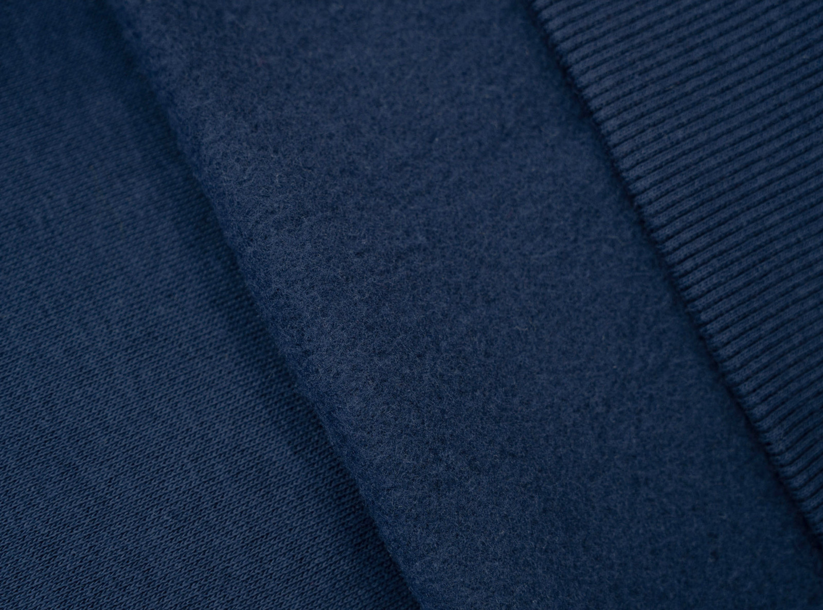 Granatowa bluza BOXY z kapturem z kontrastowymi wypustkami podkreślającymi cięcia