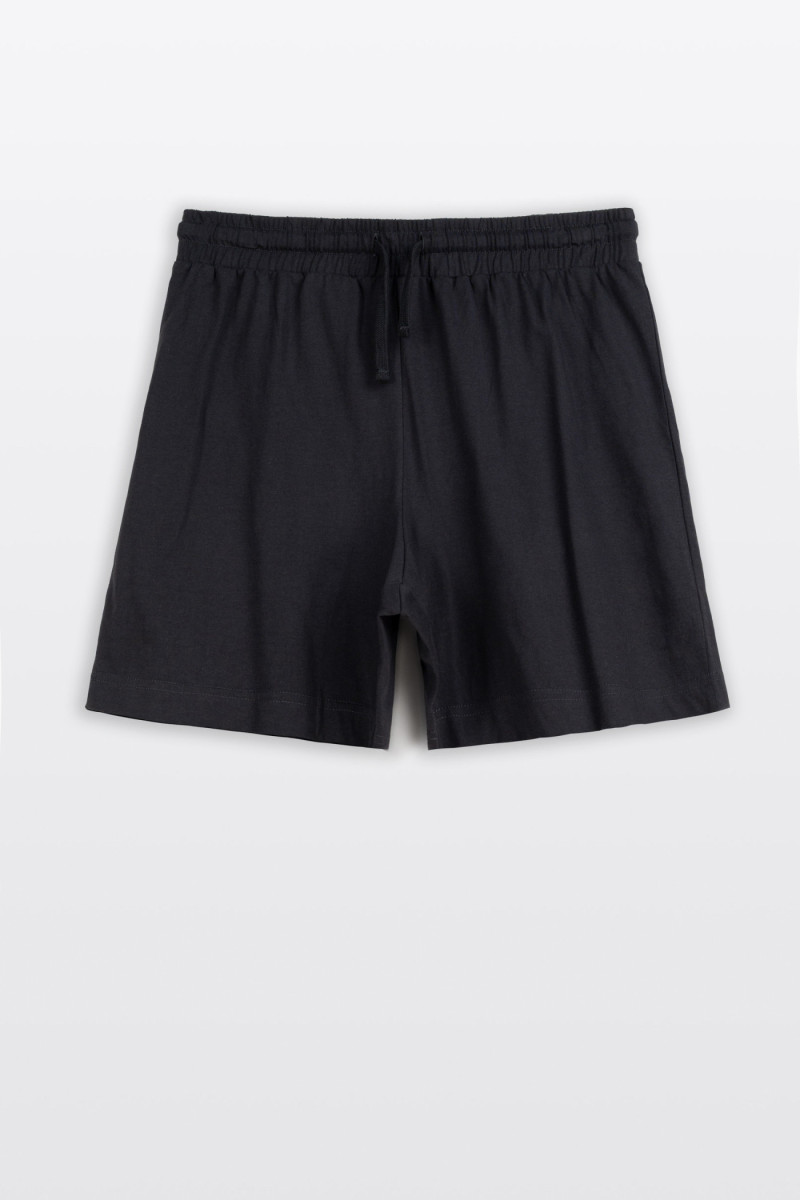 Bawełniana piżama z autorską grafiką z przodu