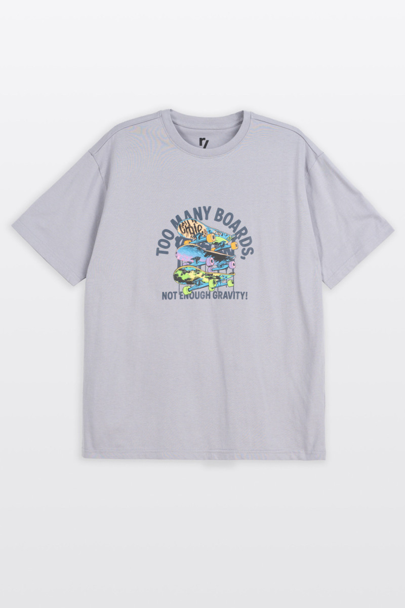 Bawełniana piżama z autorską grafiką z przodu