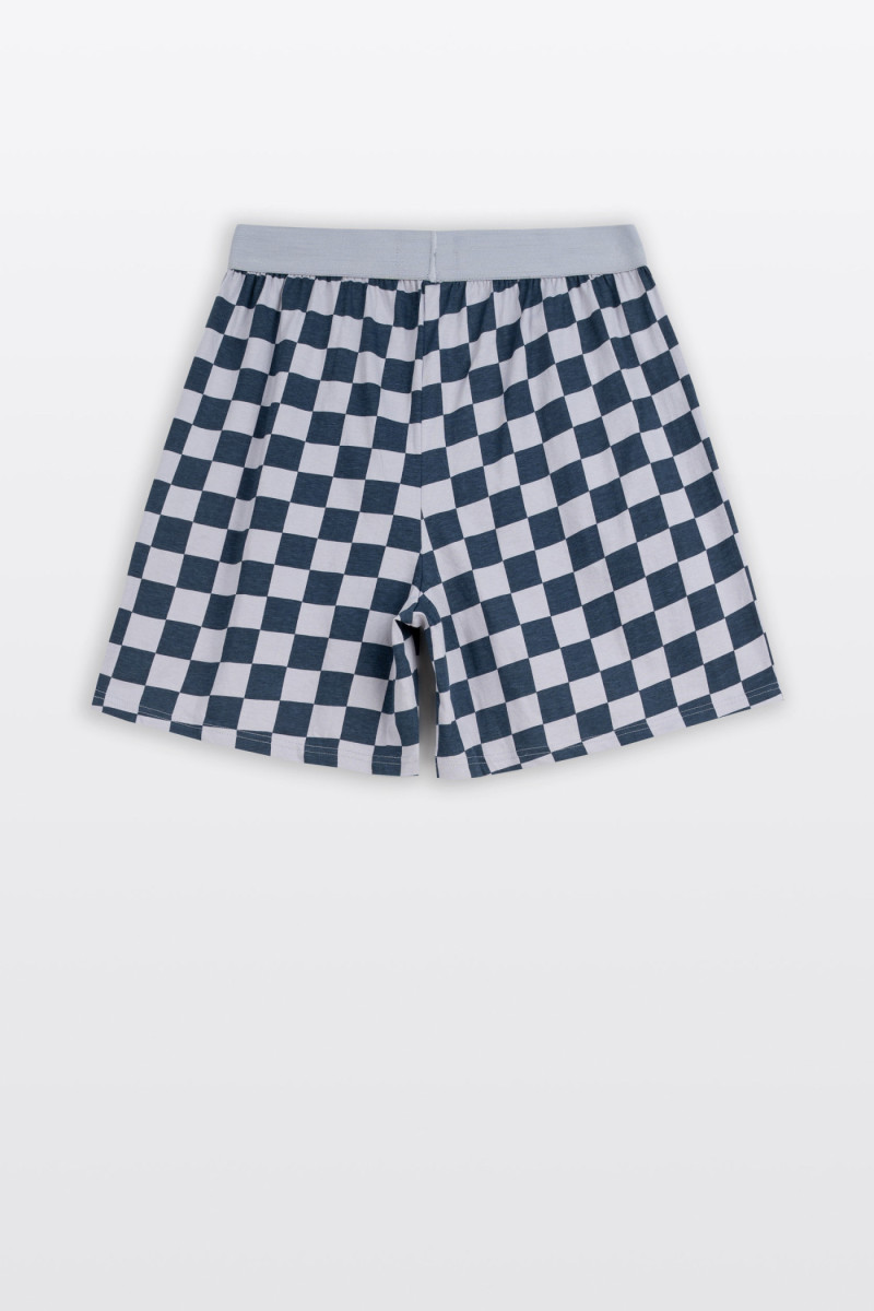 Bawełniana piżama z autorską grafiką z przodu