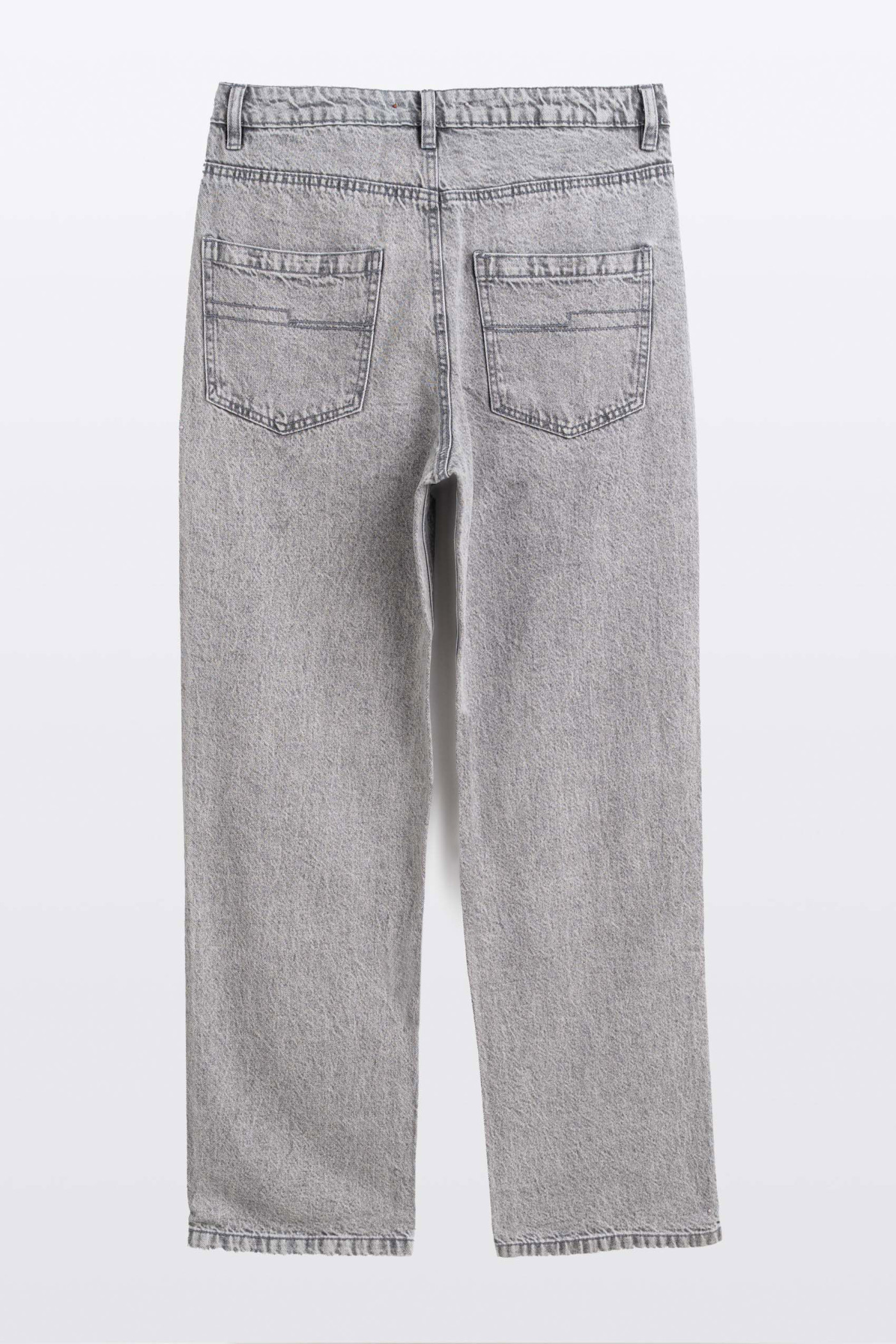 Szare spodnie jeansowe STRAIGHT