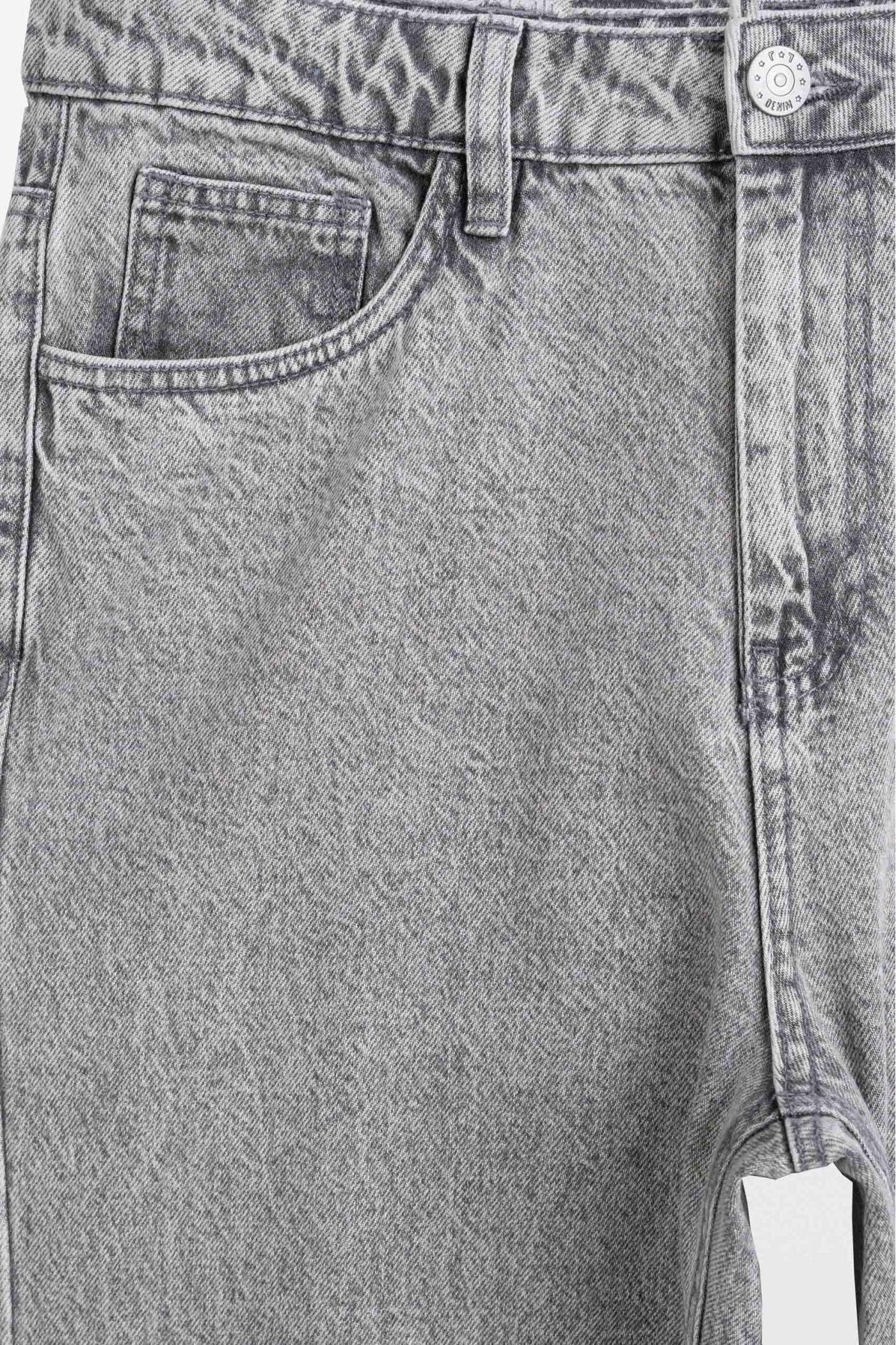 Szare spodnie jeansowe STRAIGHT