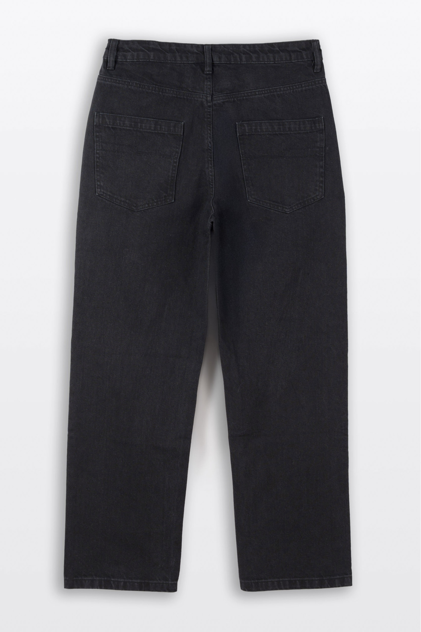 Czarne spodnie jeansowe STRAIGHT