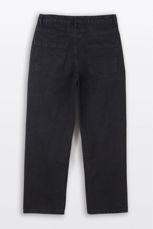 Czarne spodnie jeansowe STRAIGHT