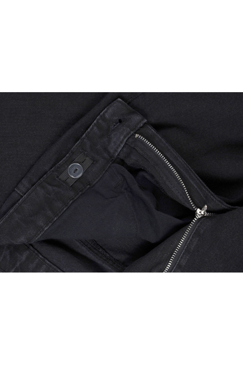 Czarne spodnie jeansowe BOXY, denim