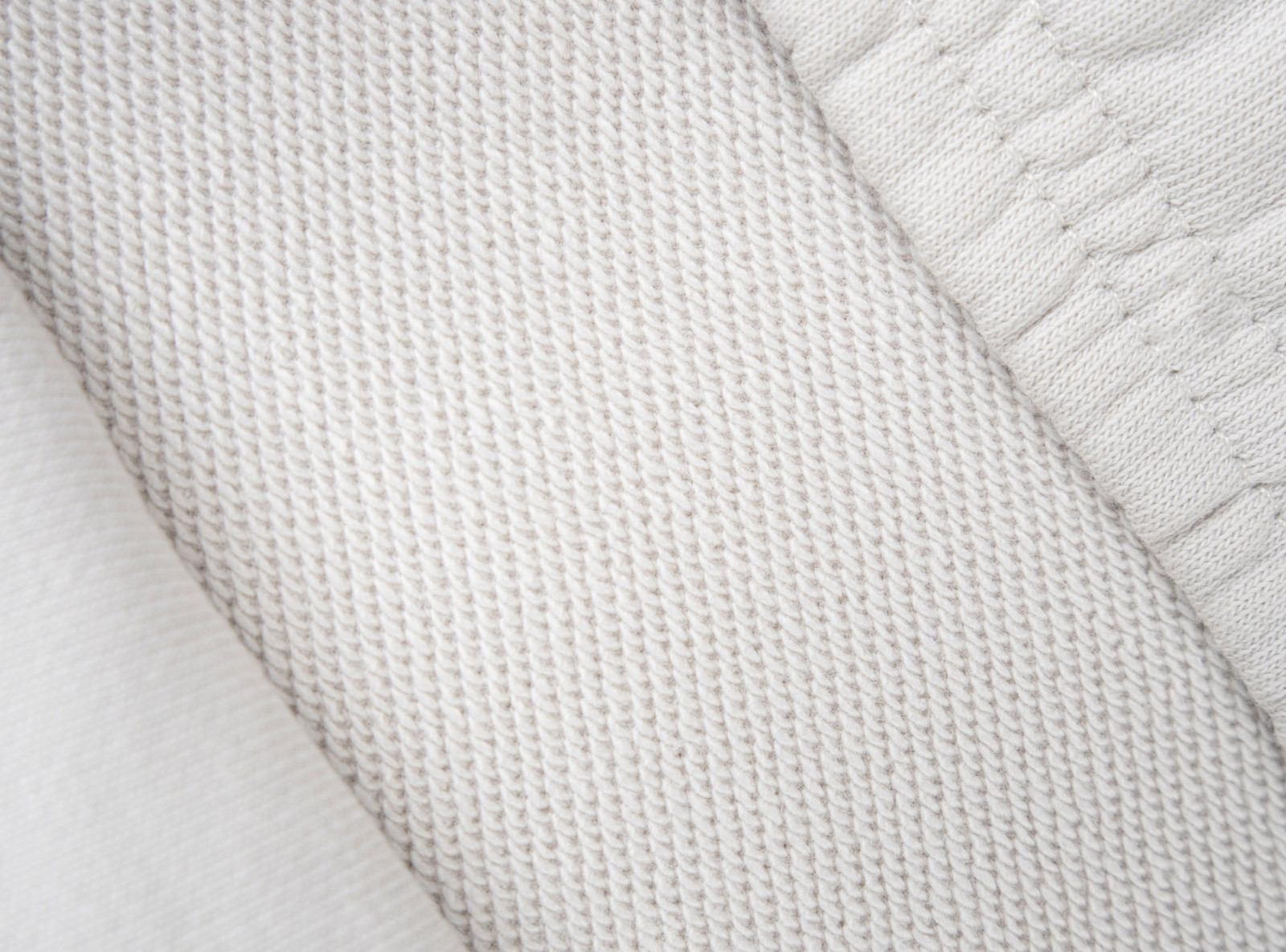 Jasnoszare spodnie dresowe o kroju BARREL bez nadruków