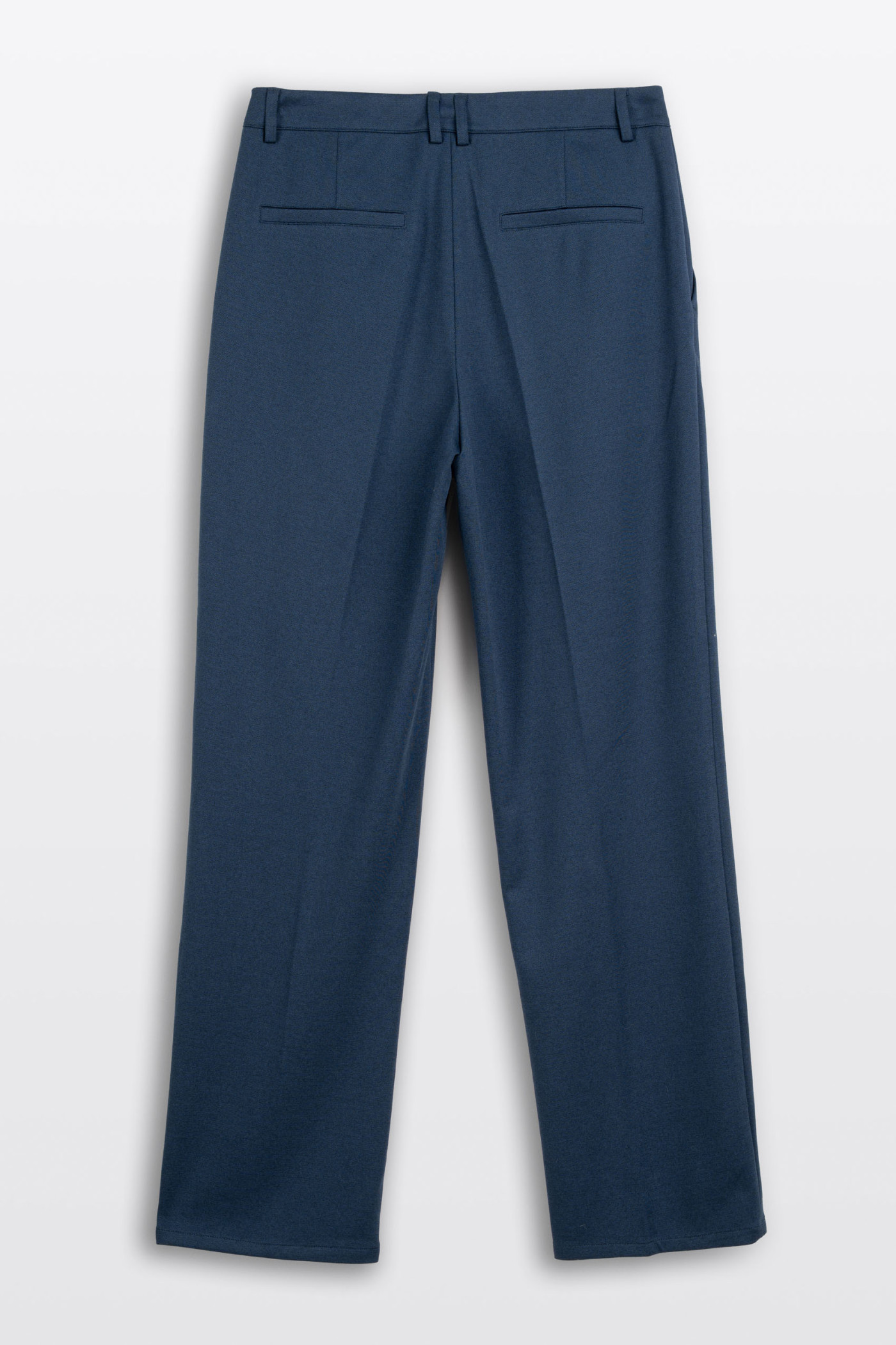 Granatowe spodnie garniturowe REGULAR