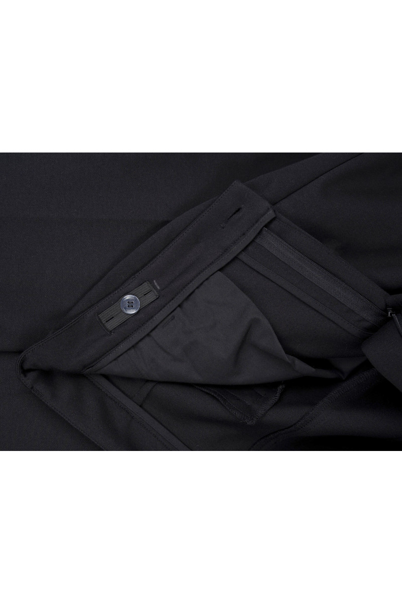 Czarne spodnie garniturowe REGULAR, czarny