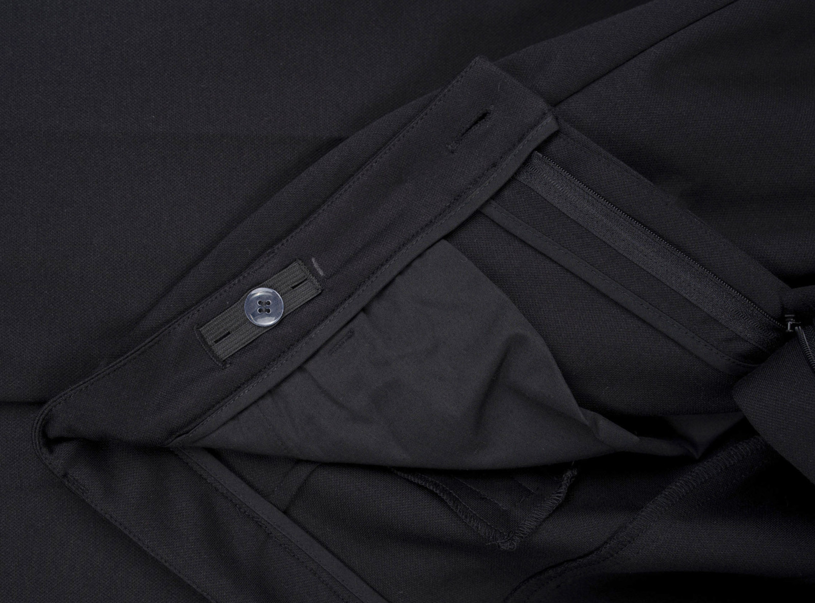 Czarne spodnie garniturowe REGULAR