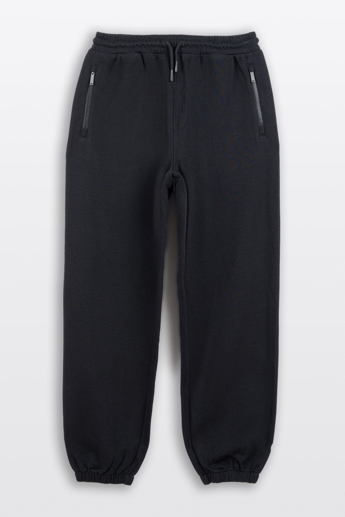 Czarne spodnie dresowe OVERSIZE bez nadruków