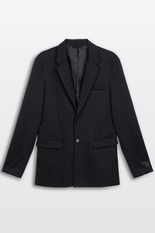 Czarna marynarka garniturowa REGULAR