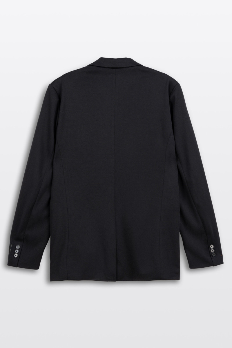 Czarna marynarka garniturowa REGULAR