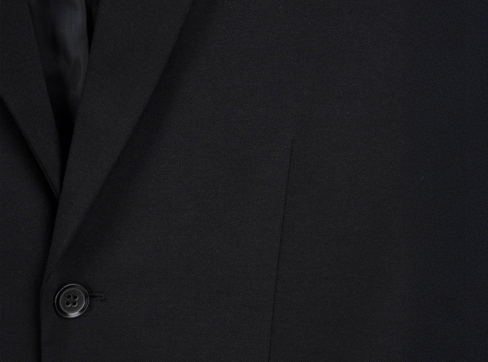 Czarna marynarka garniturowa REGULAR