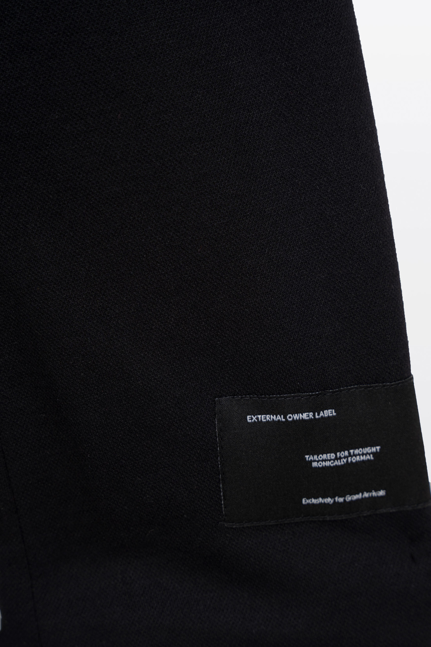 Czarna marynarka garniturowa REGULAR