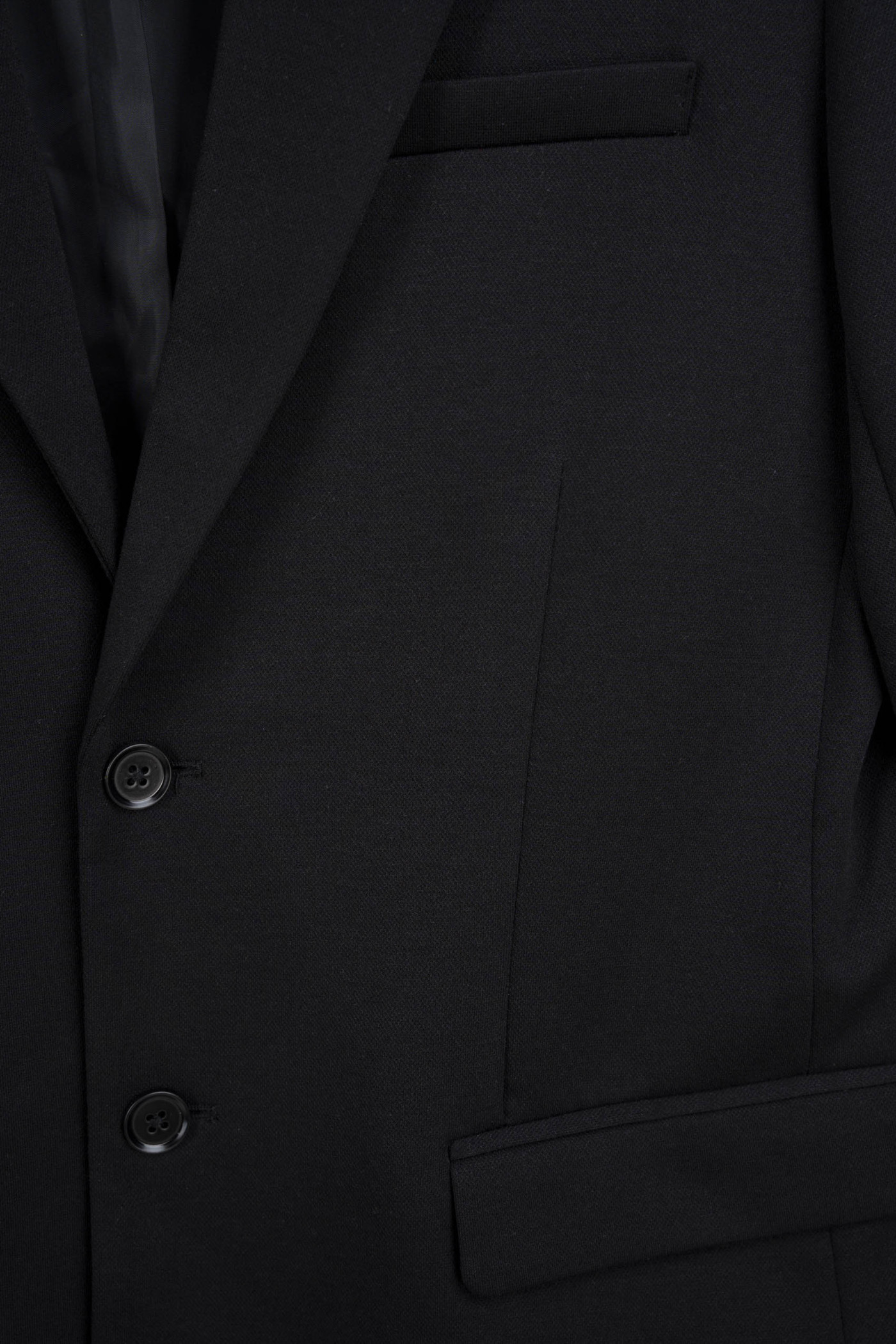 Czarna marynarka garniturowa REGULAR