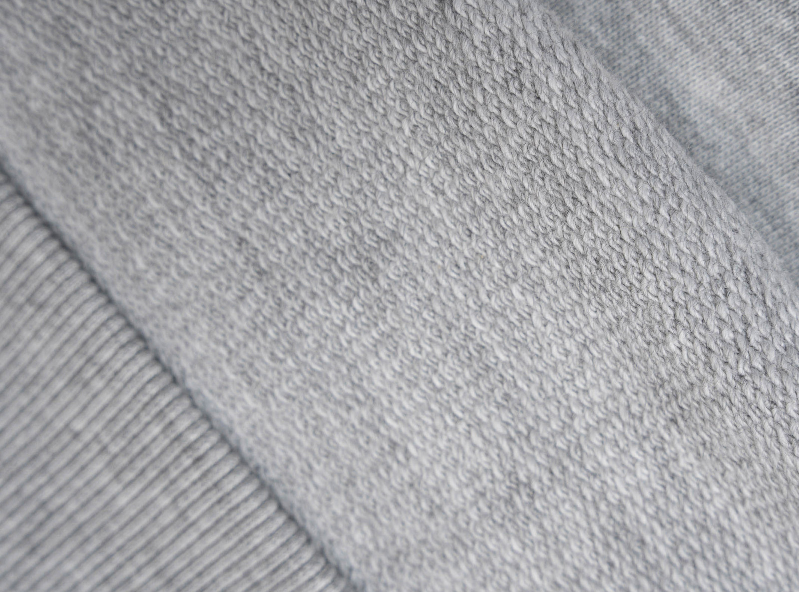 Bluza bez kaptura BOXY szary melanż z autorską grafiką z tyłu