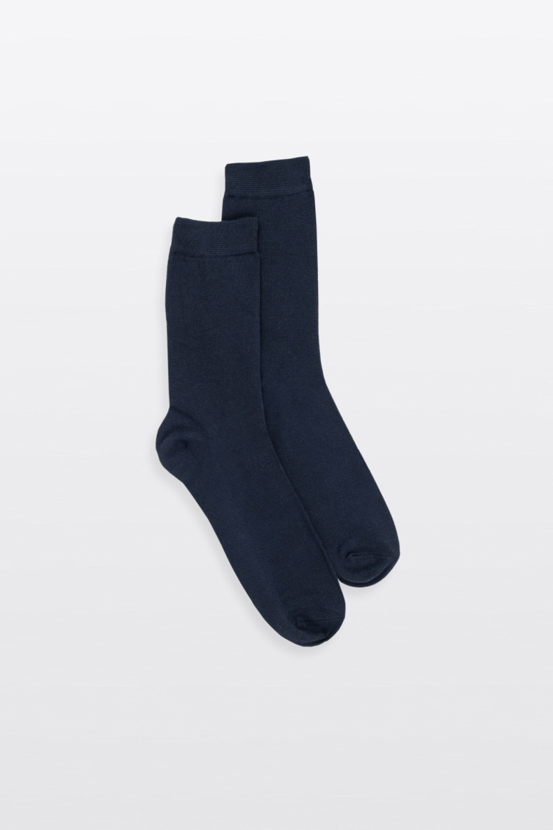 Gładkie skarpety 2-PAK
