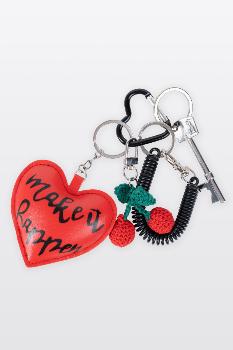 Brelok “More Love” – serce & cherries