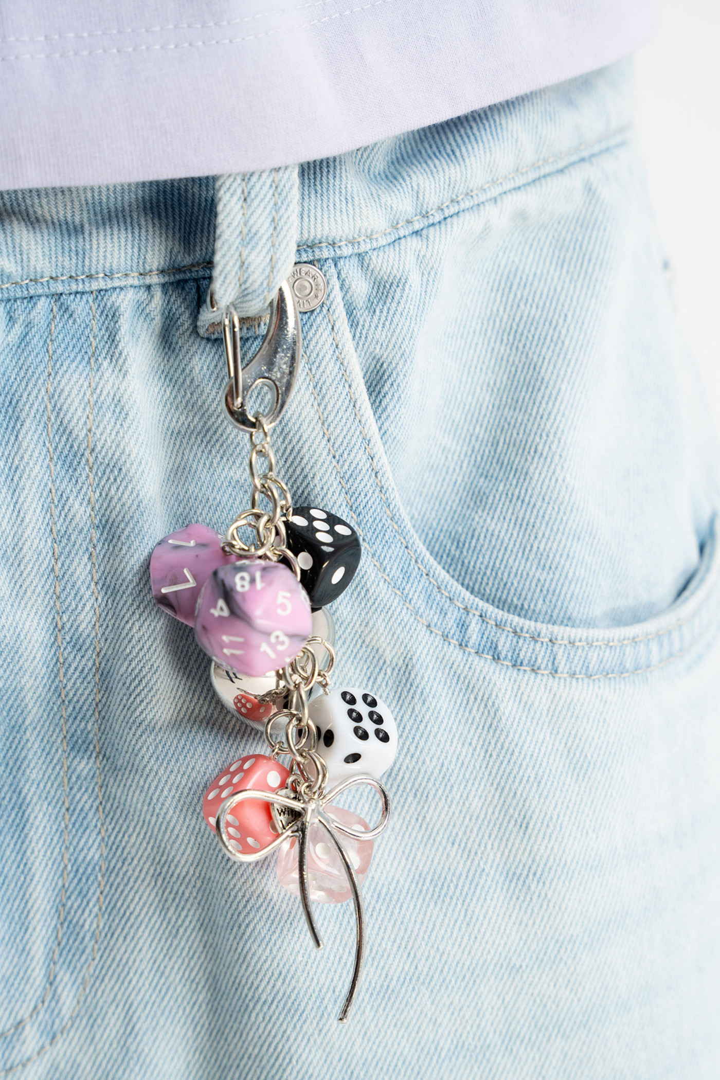 Brelok Y2K “Lucky Dice"