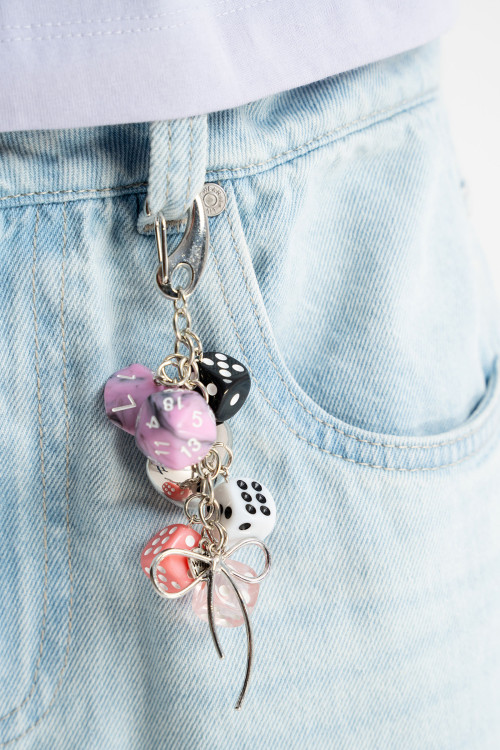 Brelok Y2K “Lucky Dice"