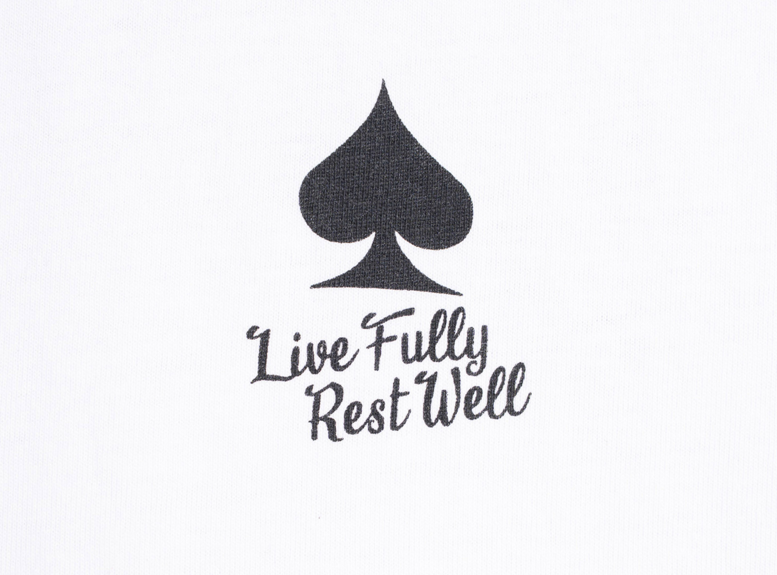 Biały t-shirt LOOSE z autorską grafiką z tyłu