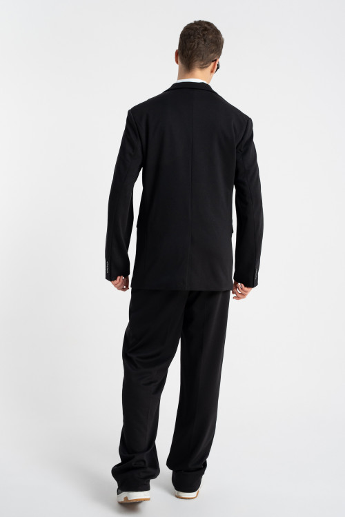 Czarna marynarka garniturowa REGULAR
