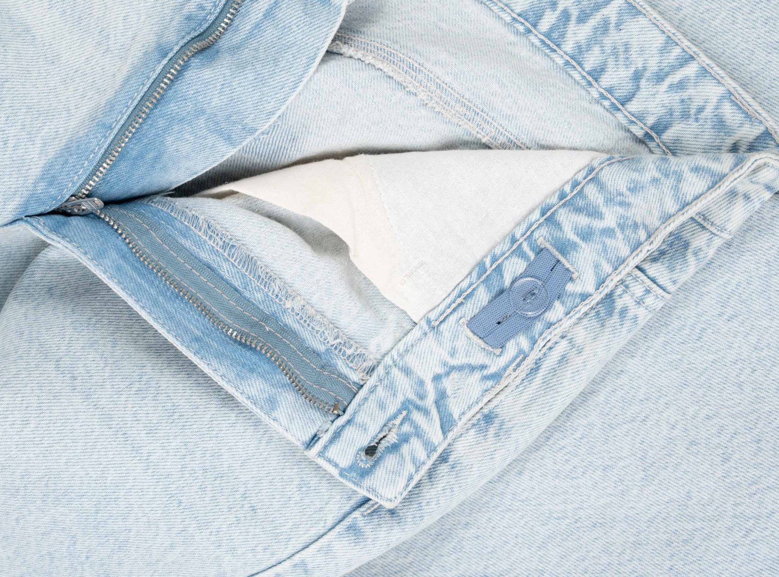 Jasnoniebieskie spodnie jeansowe STRAIGHT