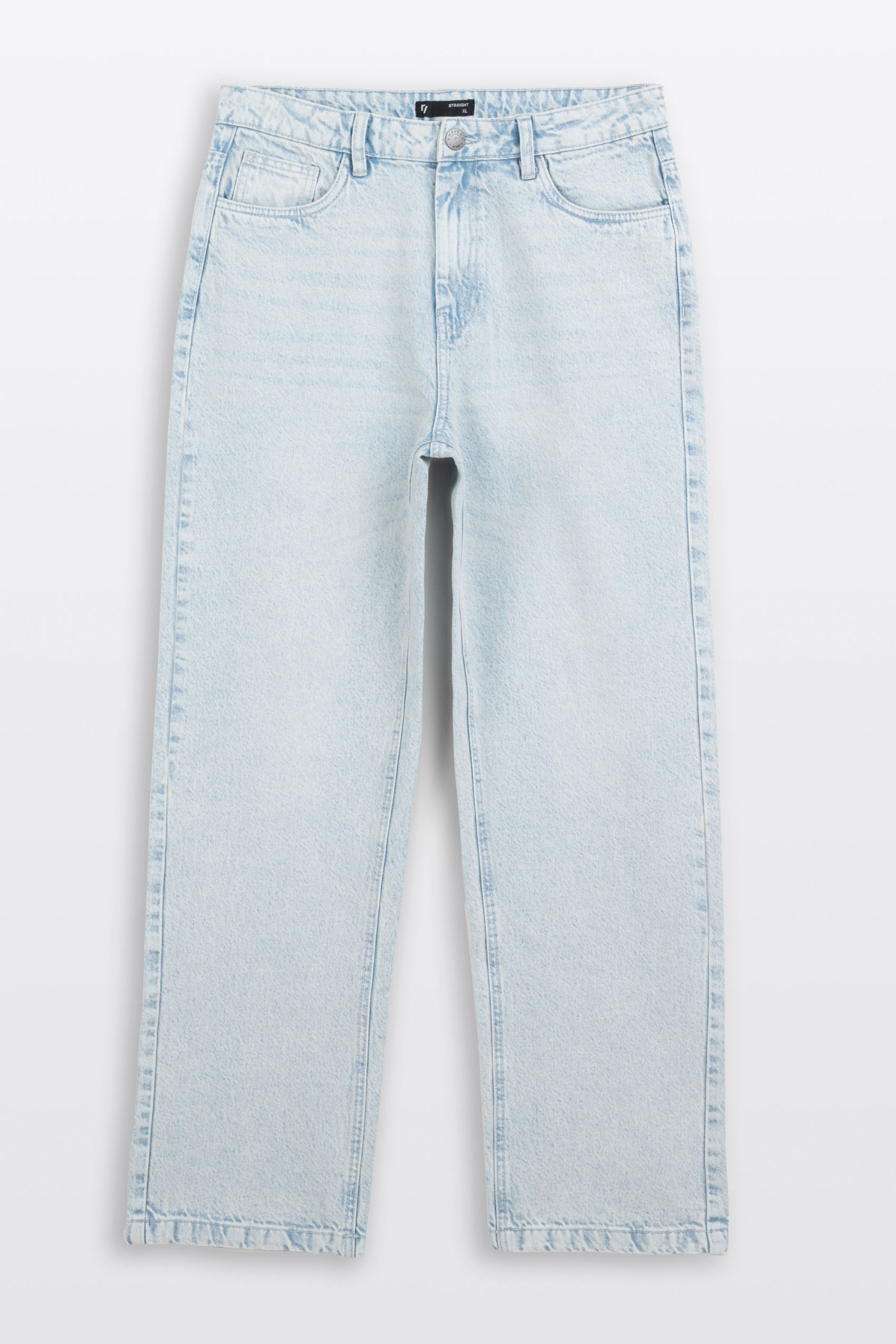 Jasnoniebieskie spodnie jeansowe STRAIGHT